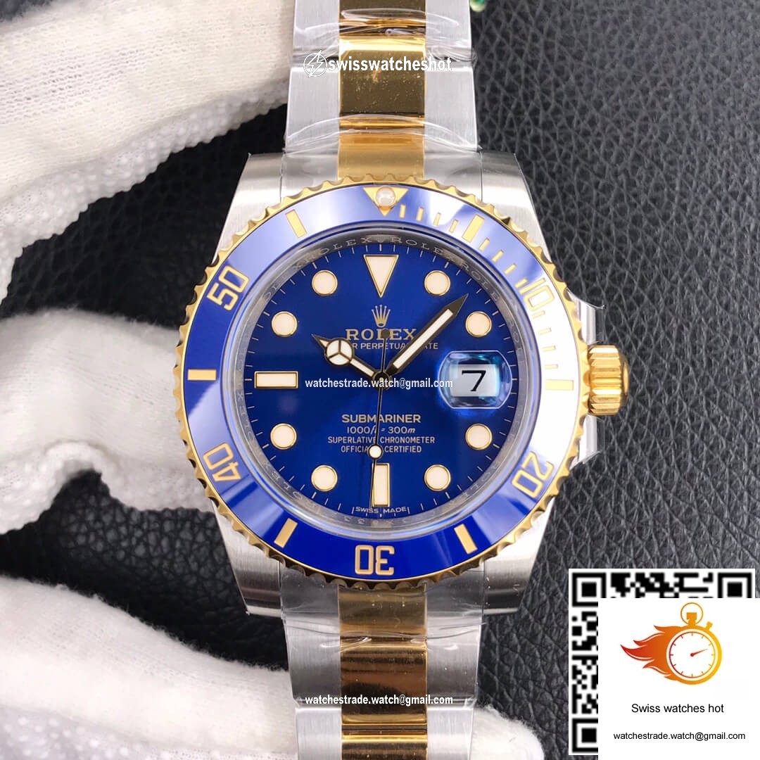 Rolex Submariner 116613LB-97203 VS Factory Blue Ceramic Bezel 1