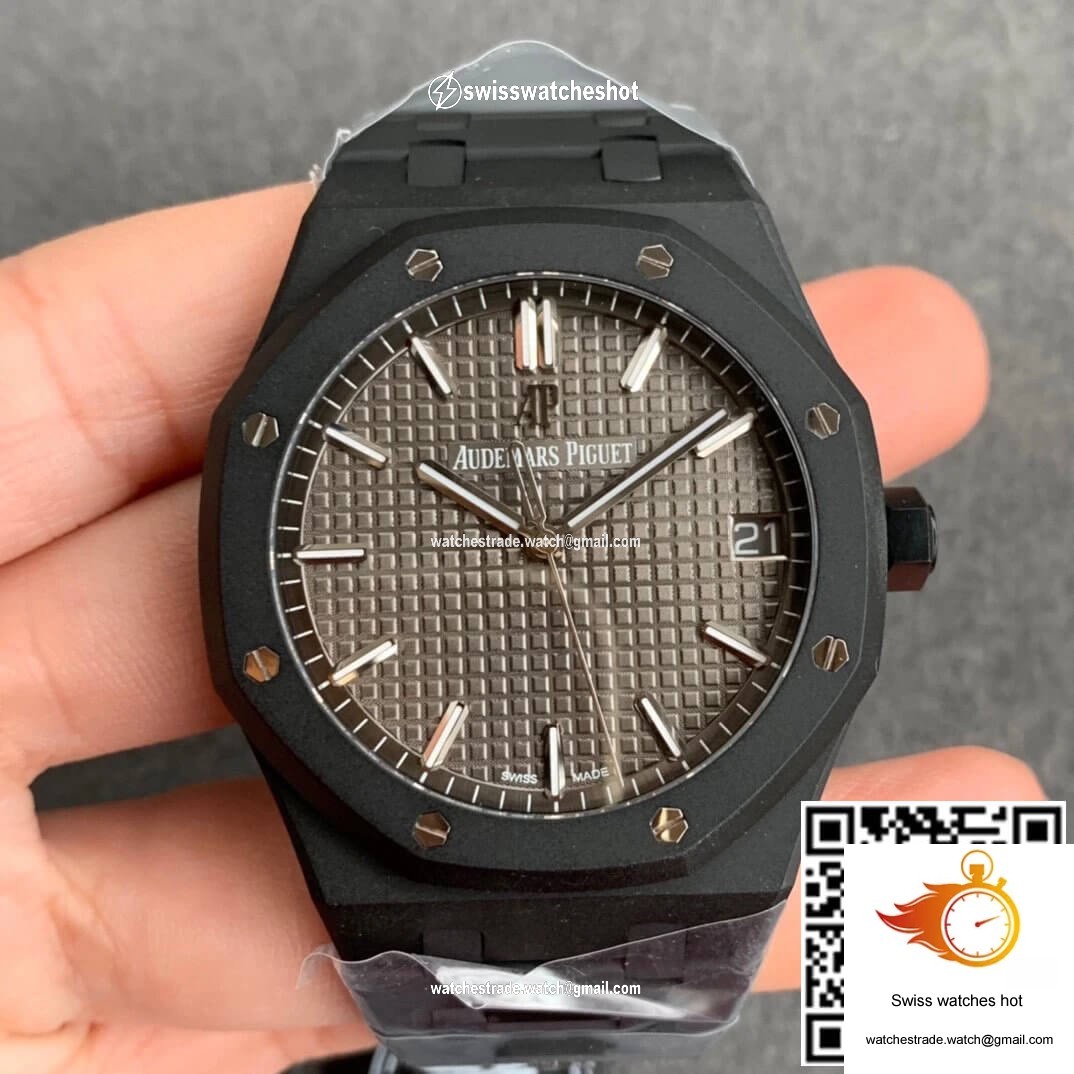 Audemars Piguet Royal Oak 15500 DLC Version ZF Factory Frosted Grey Dial 1