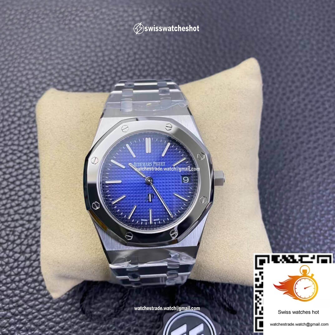 Audemars Piguet Royal Oak 15202IP.OO.1240IP.01 ZF Factory Smoked Blue Dial 1