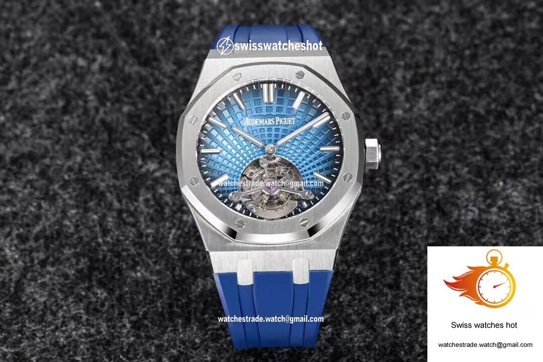 Audemars Piguet Royal Oak Tourbillon R8 Factory V3 Blue Strap 1