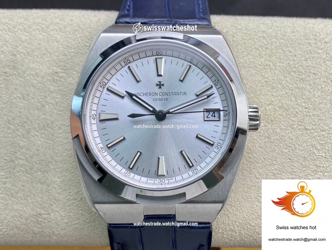 Vacheron Constantin Overseas 4500V 8F Factory Blue Leather Strap 1