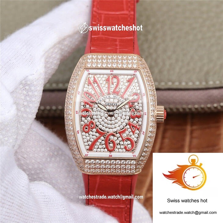 Franck Muller Vanguard Ladies ABF Factory Diamond Case 1