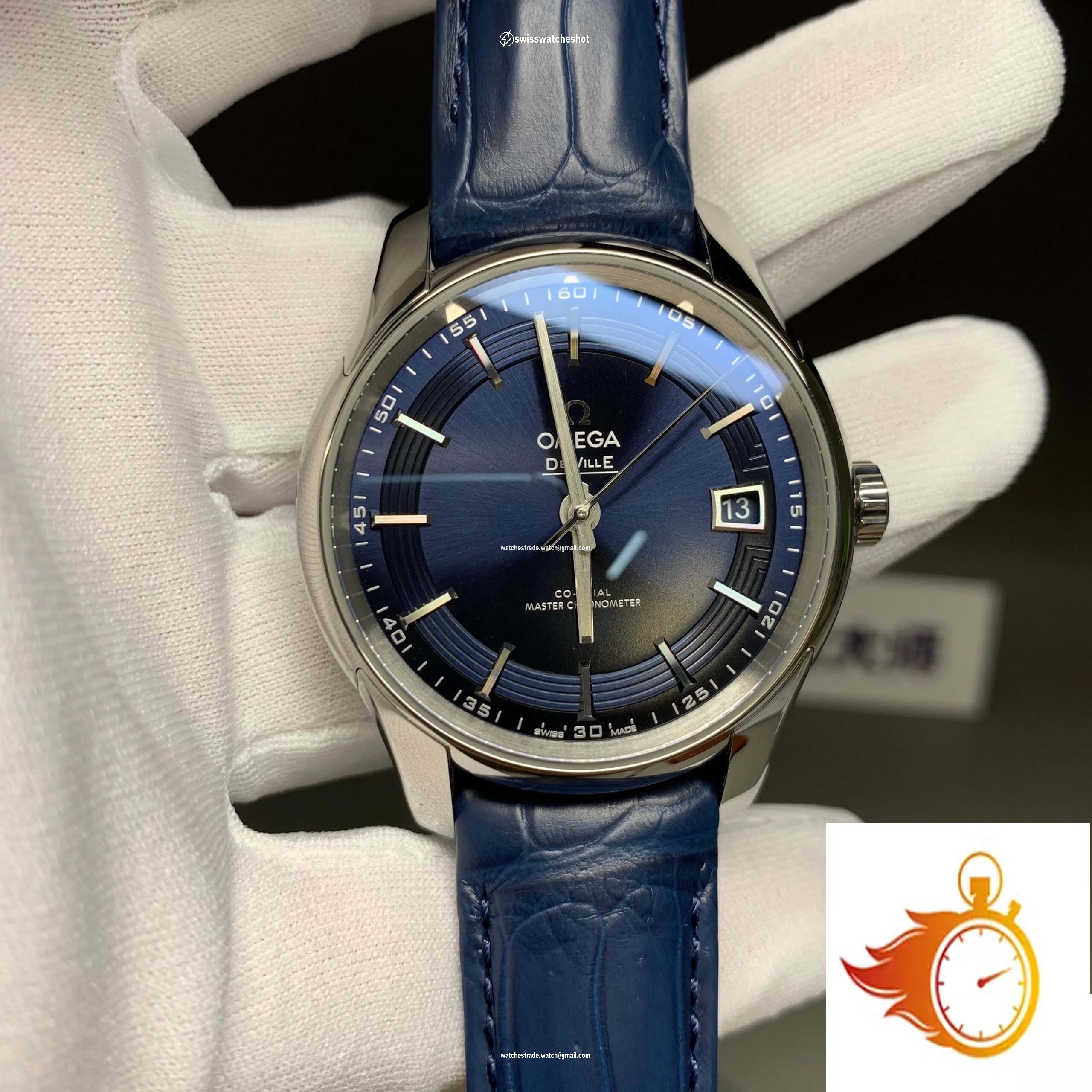 Omega De Ville 433.33.41.21.03.001 VS Factory Blue Dial 1