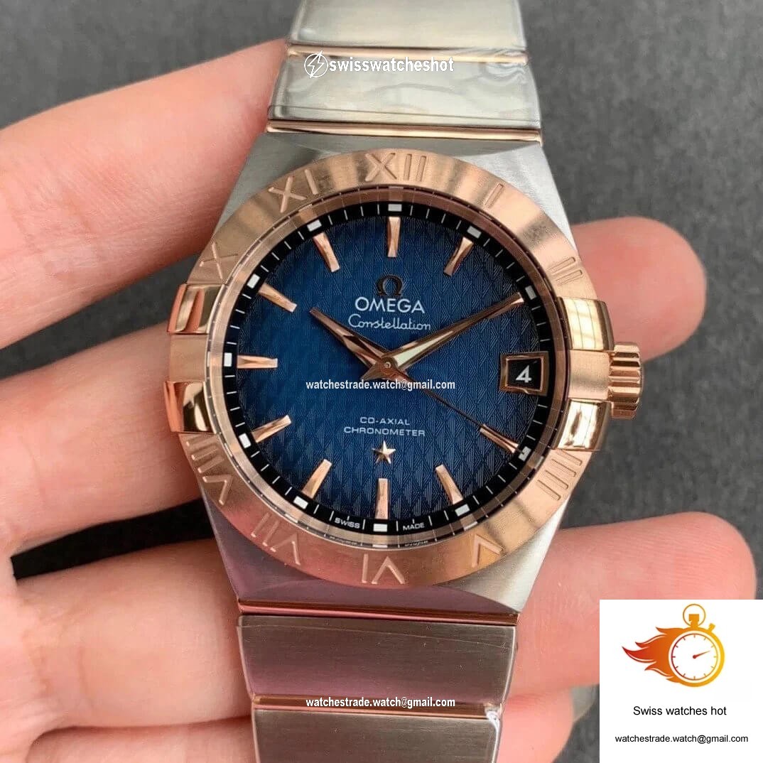 Omega Constellation 123.20.38.21.03.001 VS Factory Rose Gold 1