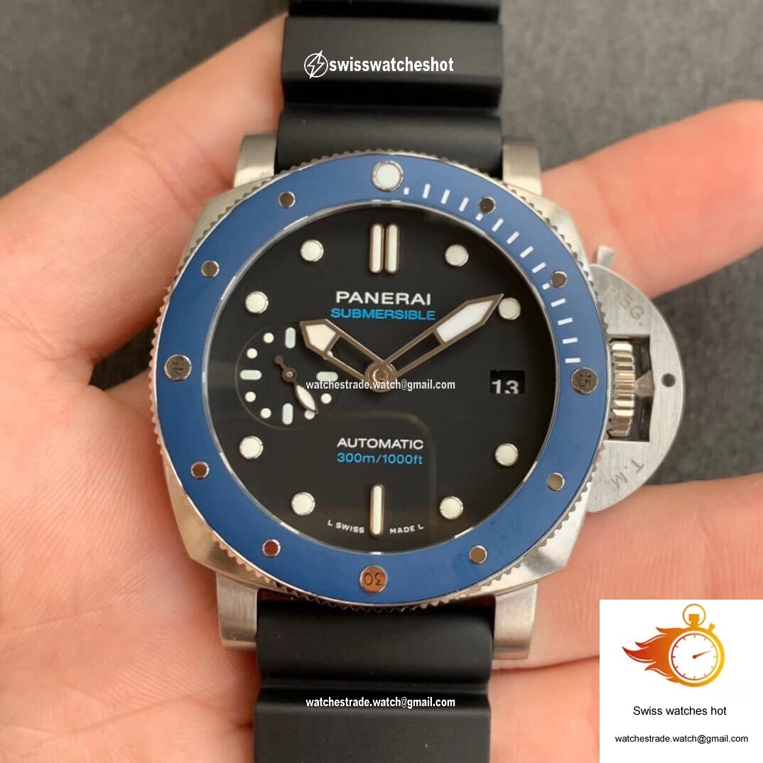 Panerai Submersible PAM01209 VS Factory Blue Bezel 1