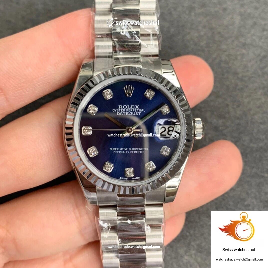 Rolex Datejust 31MM GS Factory Blue Dial 1