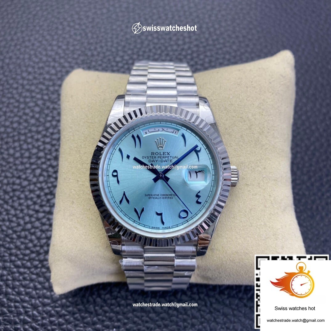 Rolex Day Date BP Factory Middle East Customization Ice Blue Dial 1