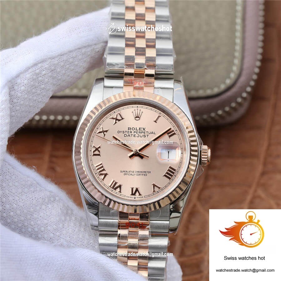 Rolex Datejust 116231 36MM GM Factory Pink Dial 1