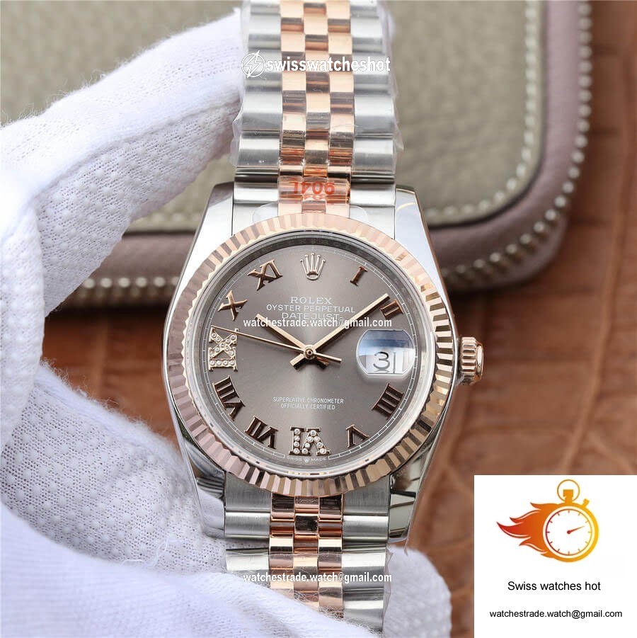 Rolex Datejust M126231-0023 36MM GM Factory Grey Dial 1