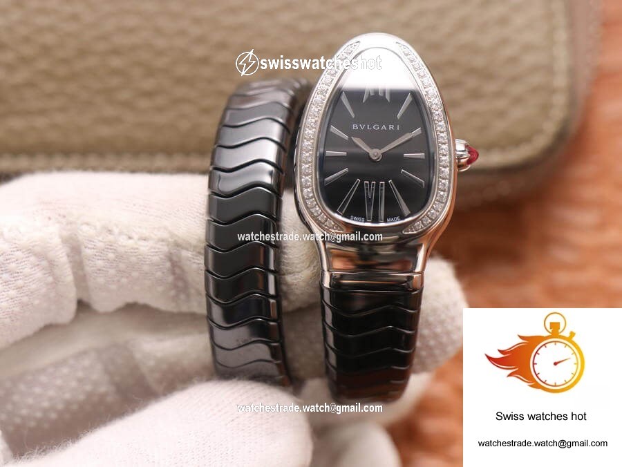 Bvlgari Serpenti BV Factory Black Dial 1