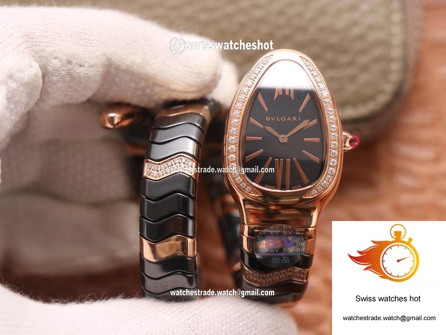 Bvlgari Serpenti BV Factory Rose Gold Diamonds 1