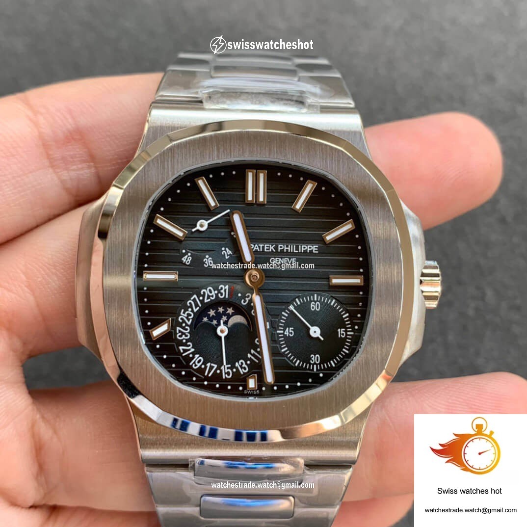 Patek Philippe Nautilus 5712/1A-001 ZF Factory Dark Blue Dial 1