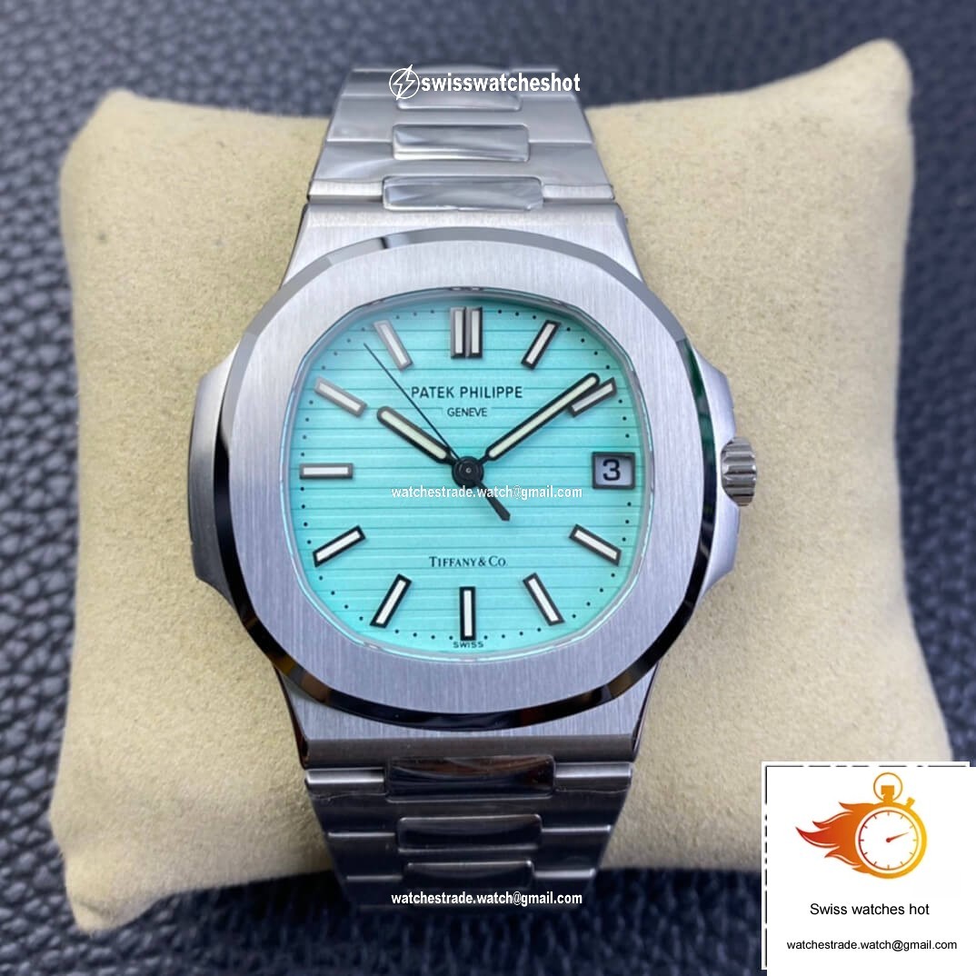 Patek Philippe Nautilus 5711/1A-018 3K Factory Tiffany Blue Dial 1