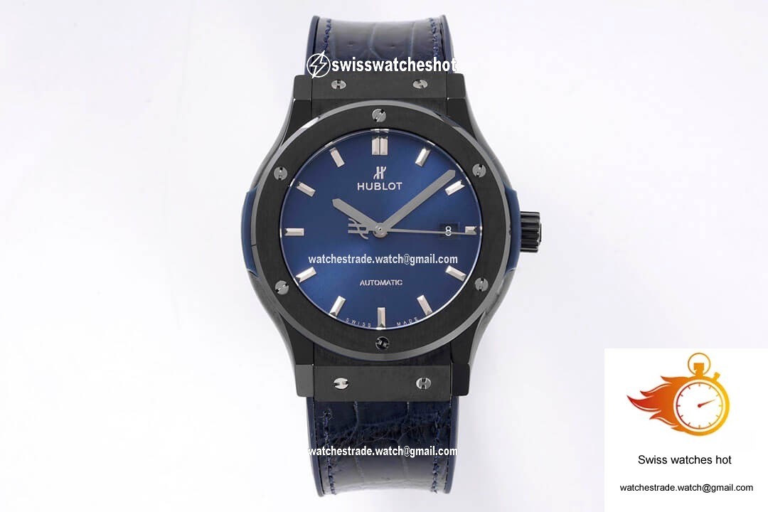 GSF Hublot Classic Fusion 542.CM.7170.LR GS Factory Blue Dial 1