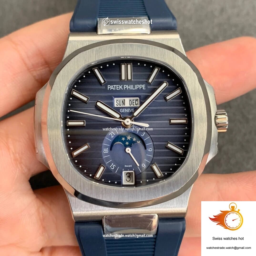 Patek Philippe Nautilus 5726 Moonphase GR Factory V2 Blue Dial 1