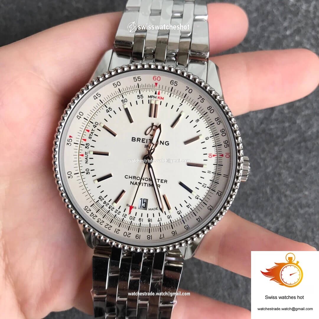 Breitling Navitimer 1 A17326211G1A1 V7 Factory Stainless Steel 1
