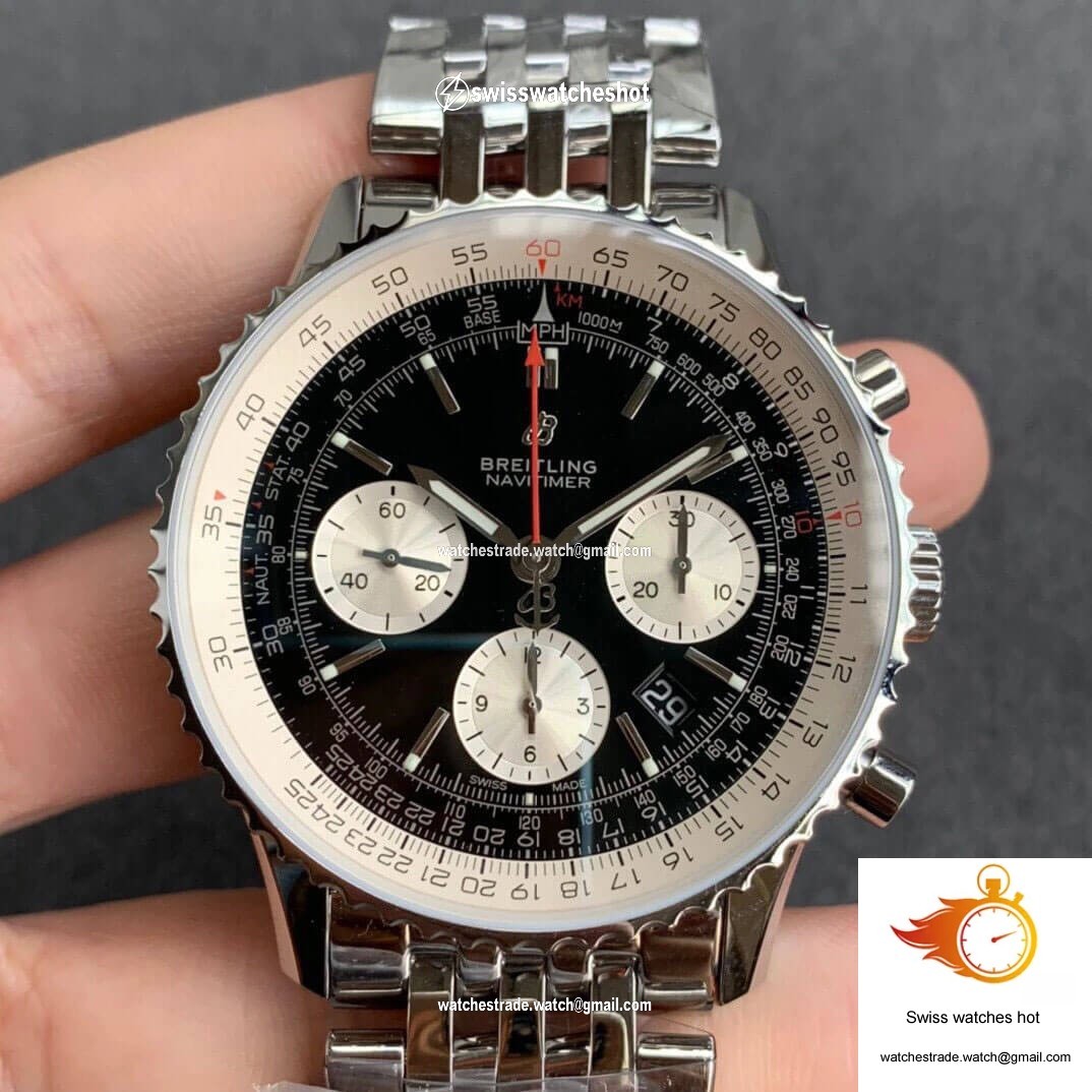 Breitling Navitimer 1 B01 AB0121211B1A1 GF Factory Black Dial 1