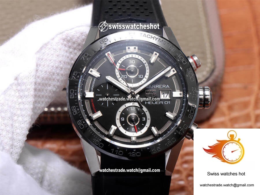 TAG Heuer Carrera CAR201Z.FT6046 XF Factory Black Dial 1