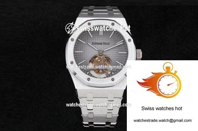 Audemars Piguet Royal Oak Tourbillon Extra Thin 26510PT.OO.1220PT.01 R8 Factory Dark Grey Dial 1