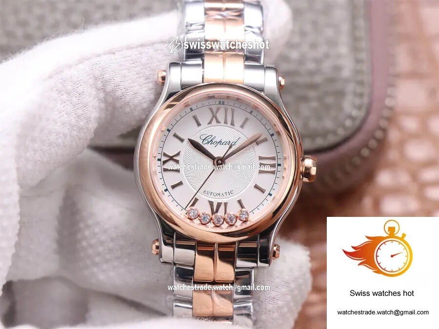 Chopard Happy Diamonds 278573-6014 YF Factory Rose Gold 1