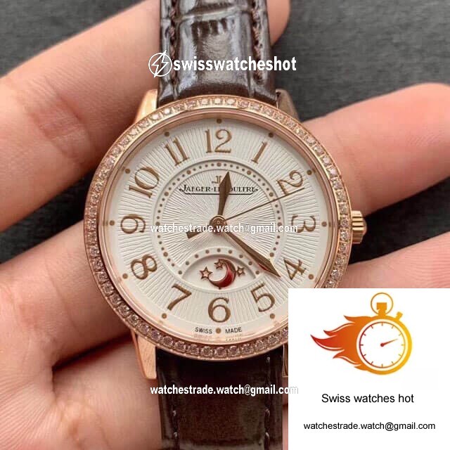Jaeger LeCoultre Rendez Vous 3442440 ZF Factory Rose Gold Silver Dial 1