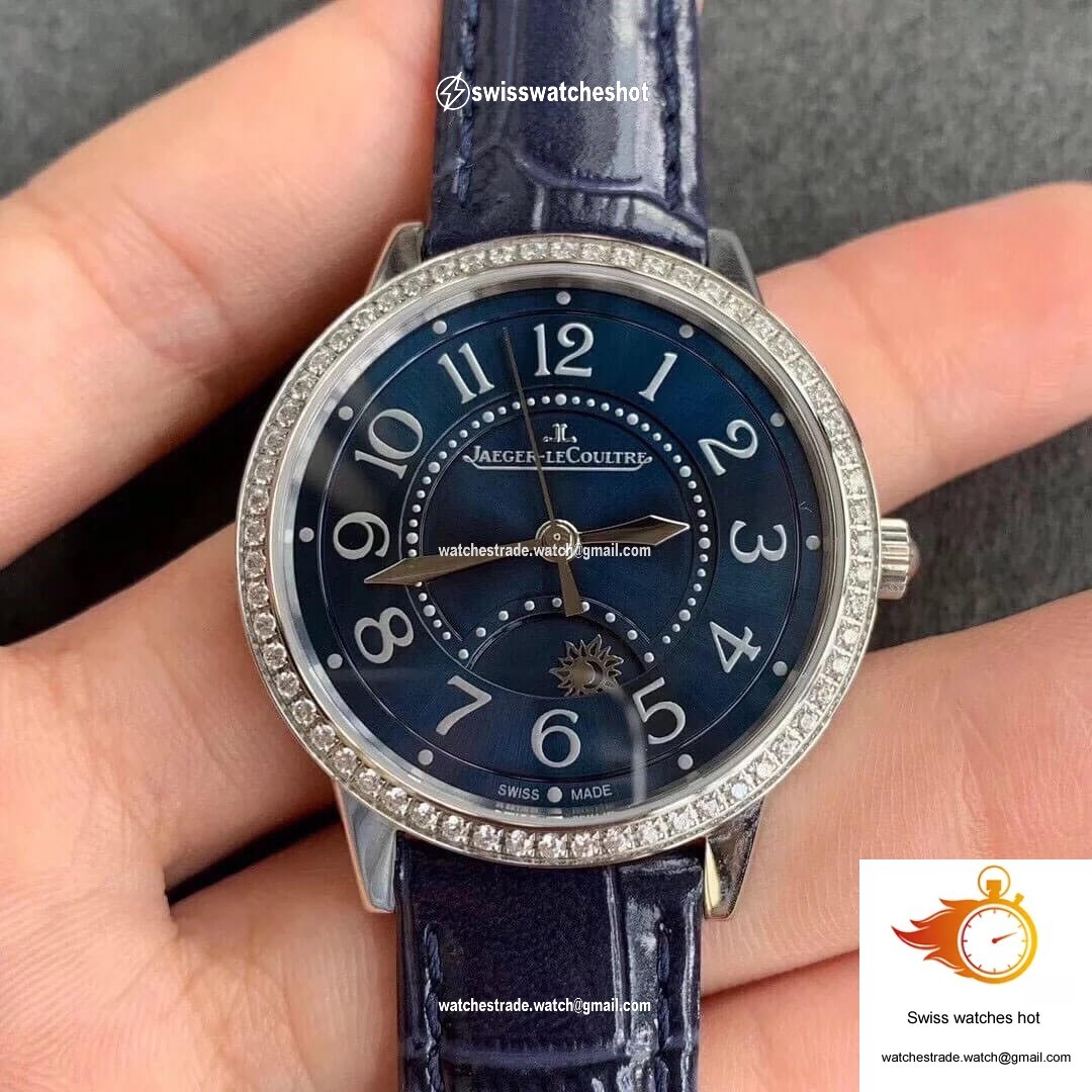 Jaeger LeCoultre Rendez Vous 3448480 ZF Factory Diamond Blue Dial 1
