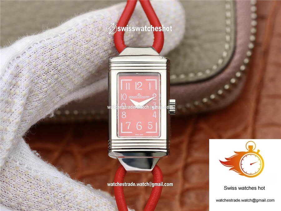 Jaeger-LeCoultre Reverso 3268560 MG Factory Stainless Steel Red Dial 1