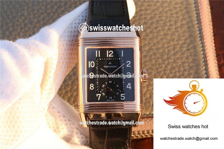 Jaeger-LeCoultre Reverso Q3732470 Rose Gold Black Dial 1