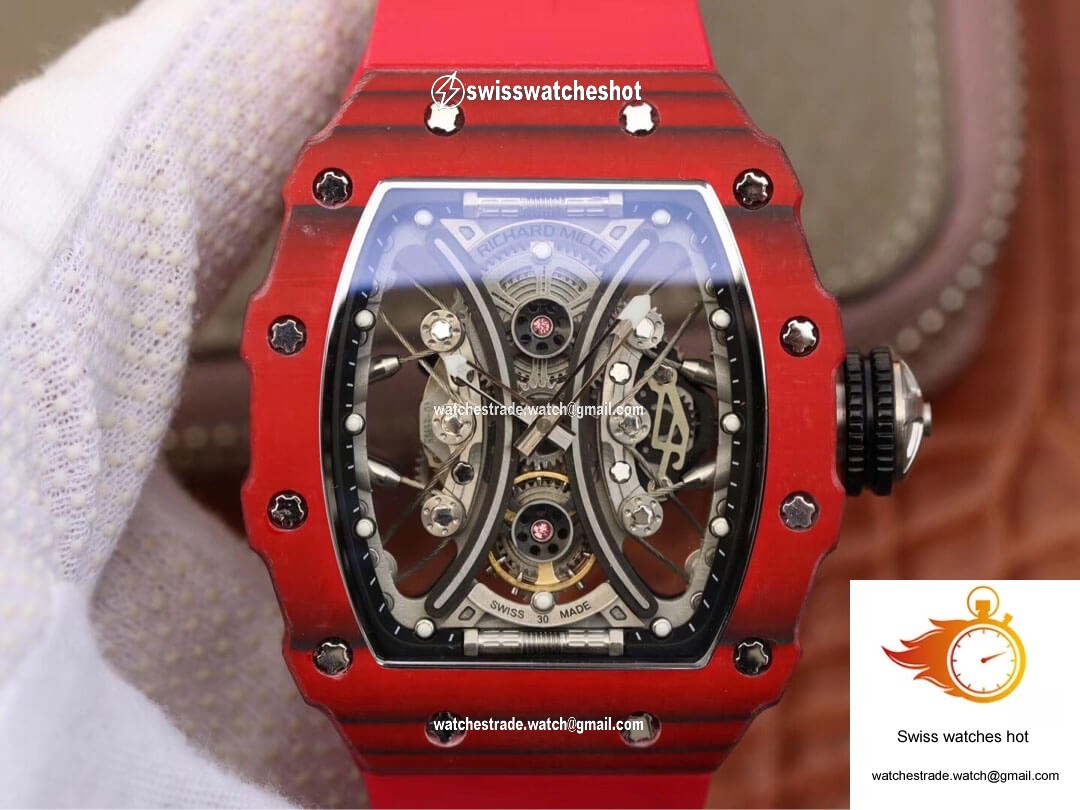 Richard Mille RM53-01 KV Factory TPT Carbon Fiber Skeleton Dial 1