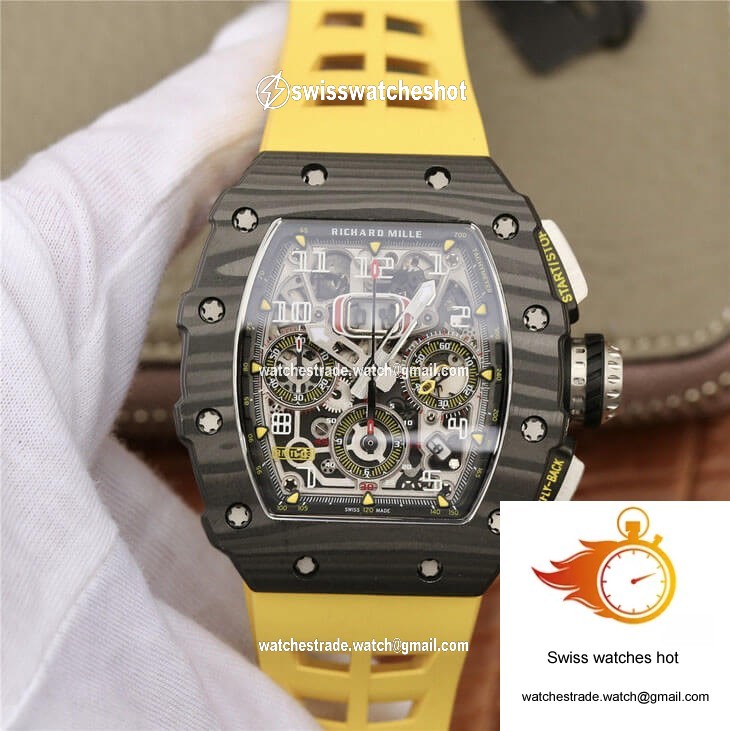 Richard Mille RM11-03 KV Factory Carbon Fiber Case 1