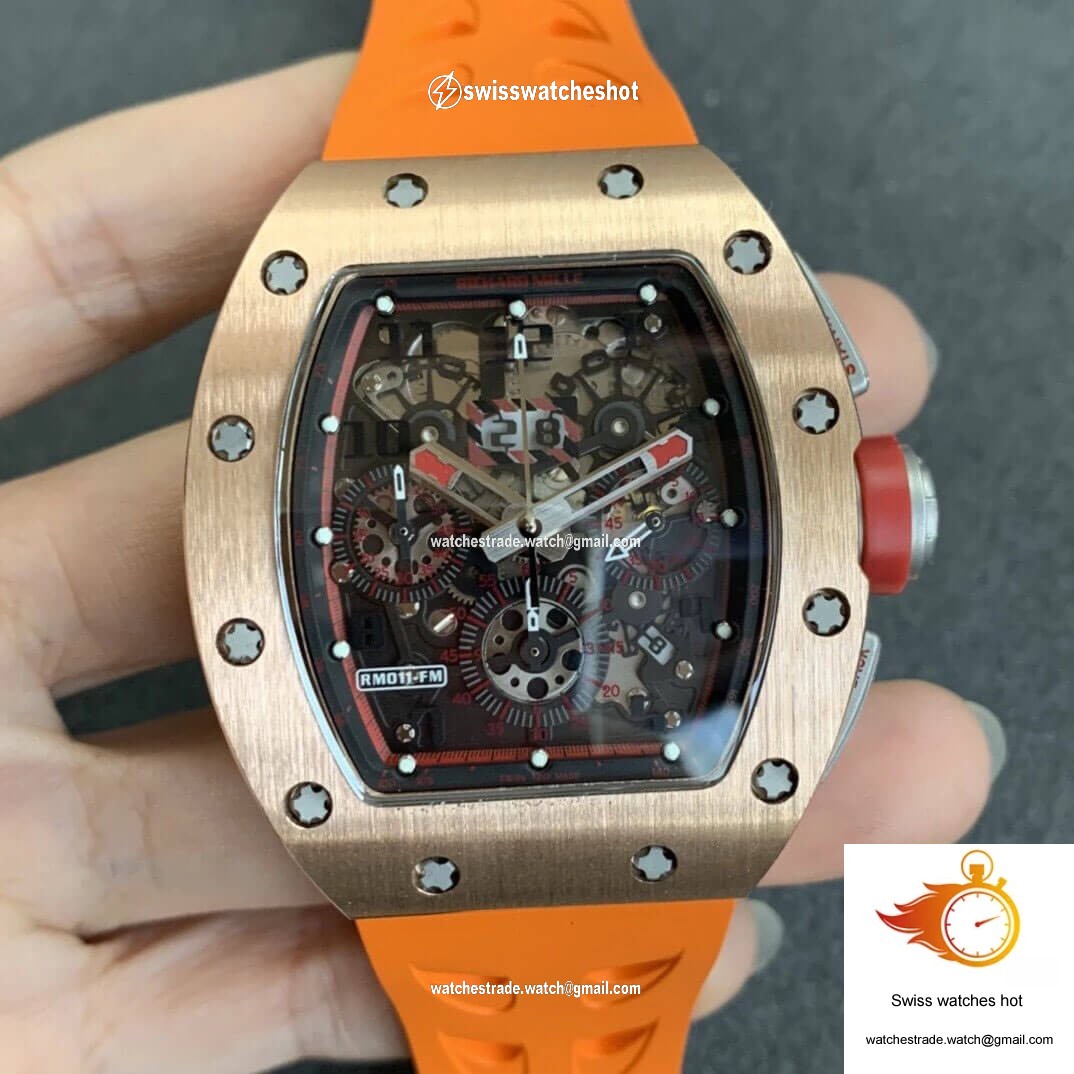 Richard Mille RM011 KV Factory Rose Gold 1