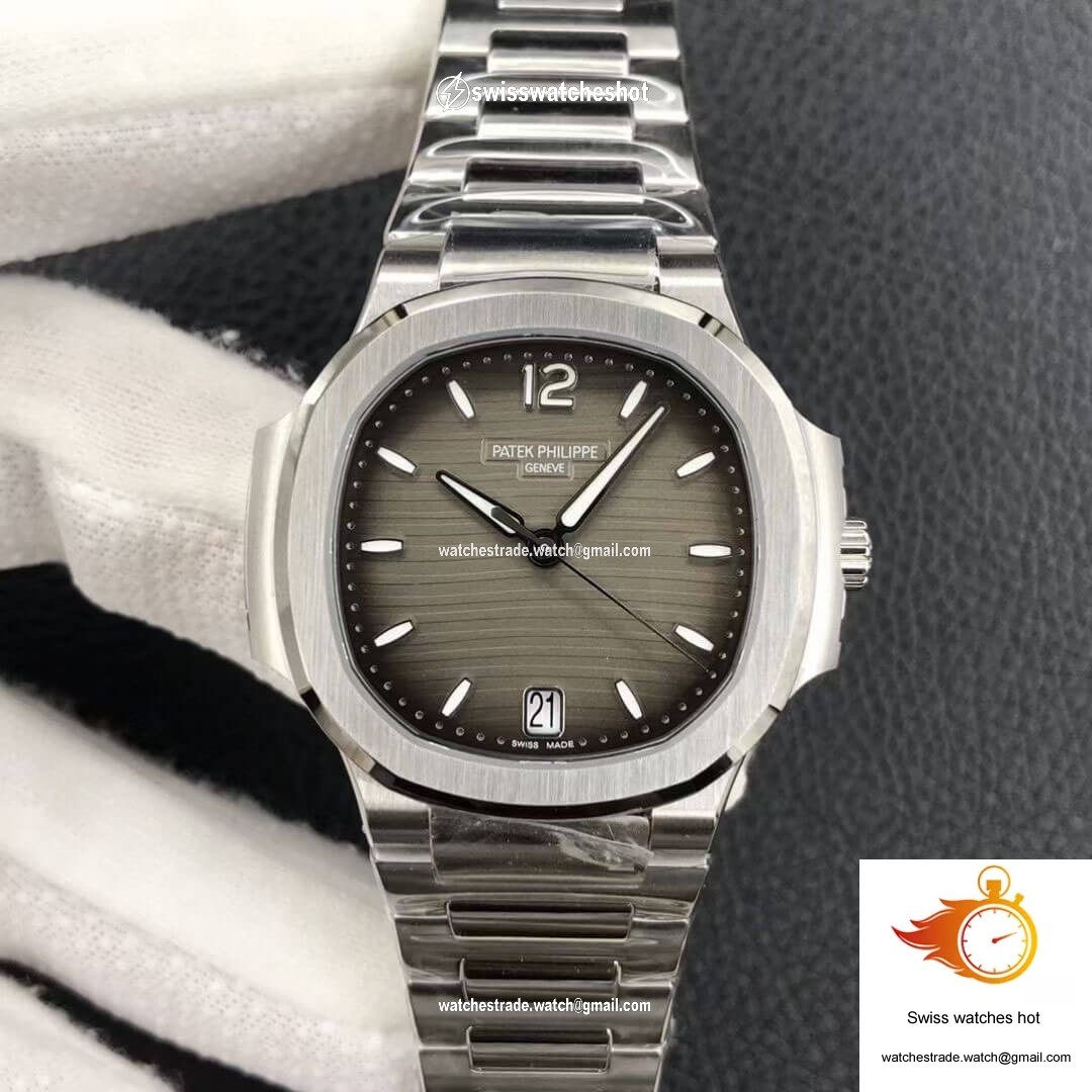 Patek Philippe Nautilus Ladies 7118/1A-011 3K Factory Grey Dial 1