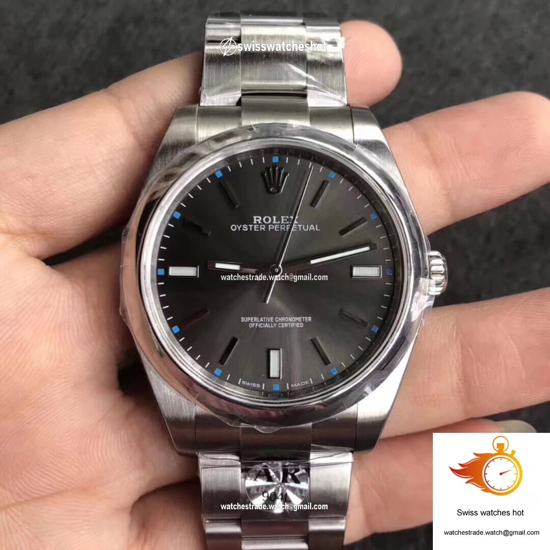 Rolex Oyster Perpetual 114300 39MM AR Factory Grey Dial 1