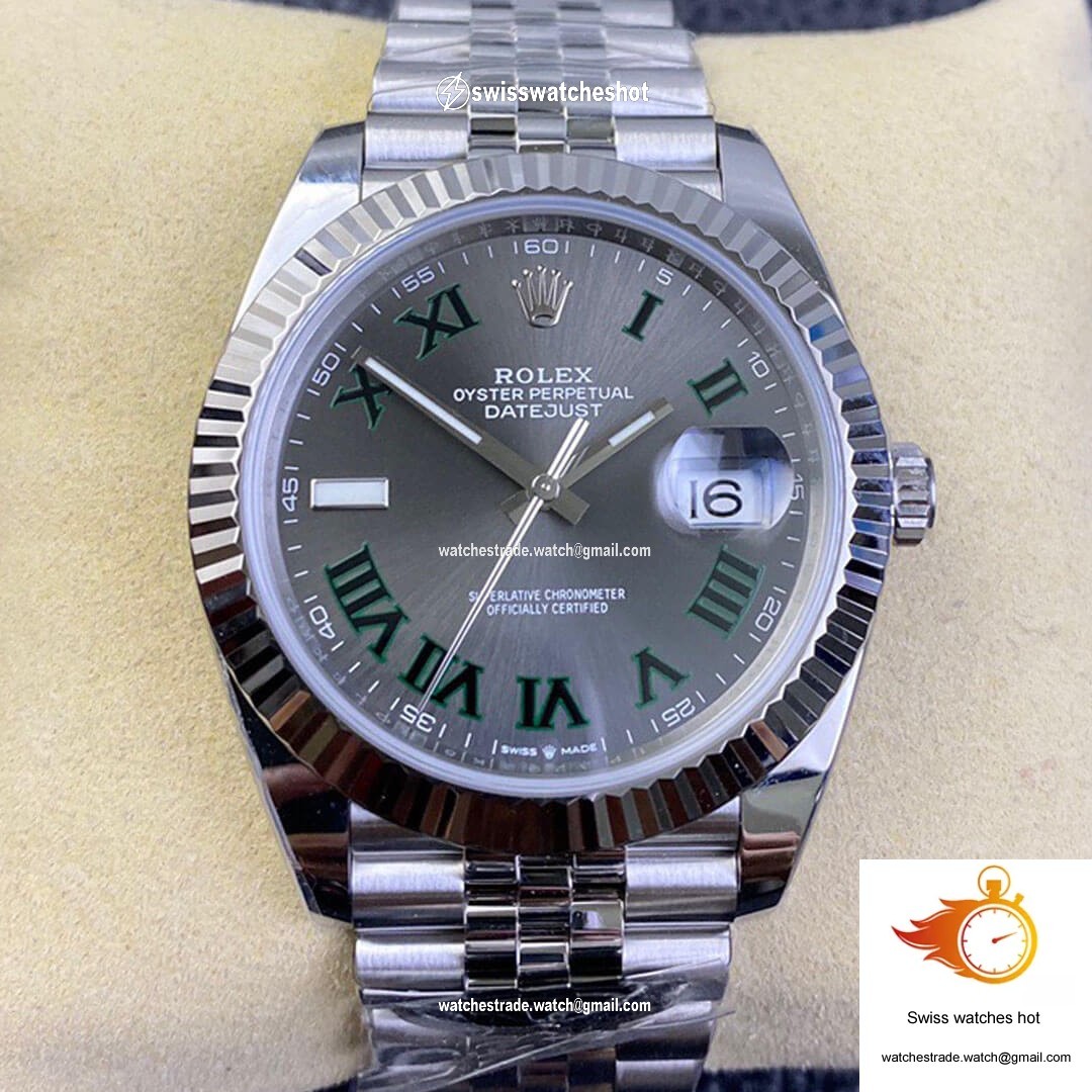 Rolex Datejust M126334-0022 Clean Factory Grey Dial 1