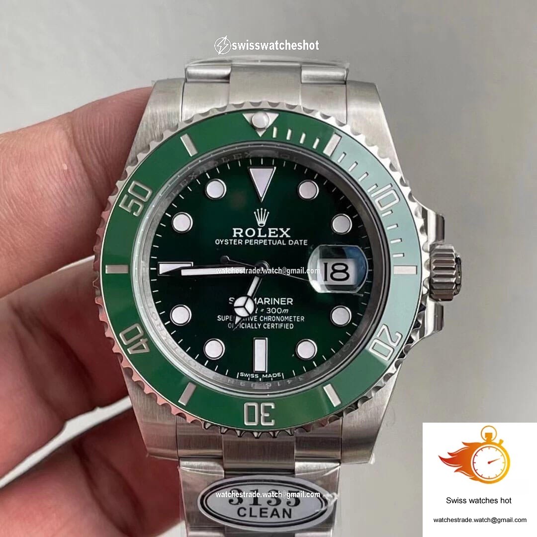 Rolex Submariner 116610LV-97200 Clean Factory V4 Green Dial 1