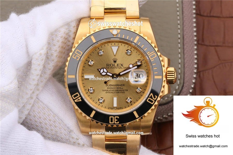 Rolex Submariner 116618 Noob Factory V7 All-Inclusive Gold 1