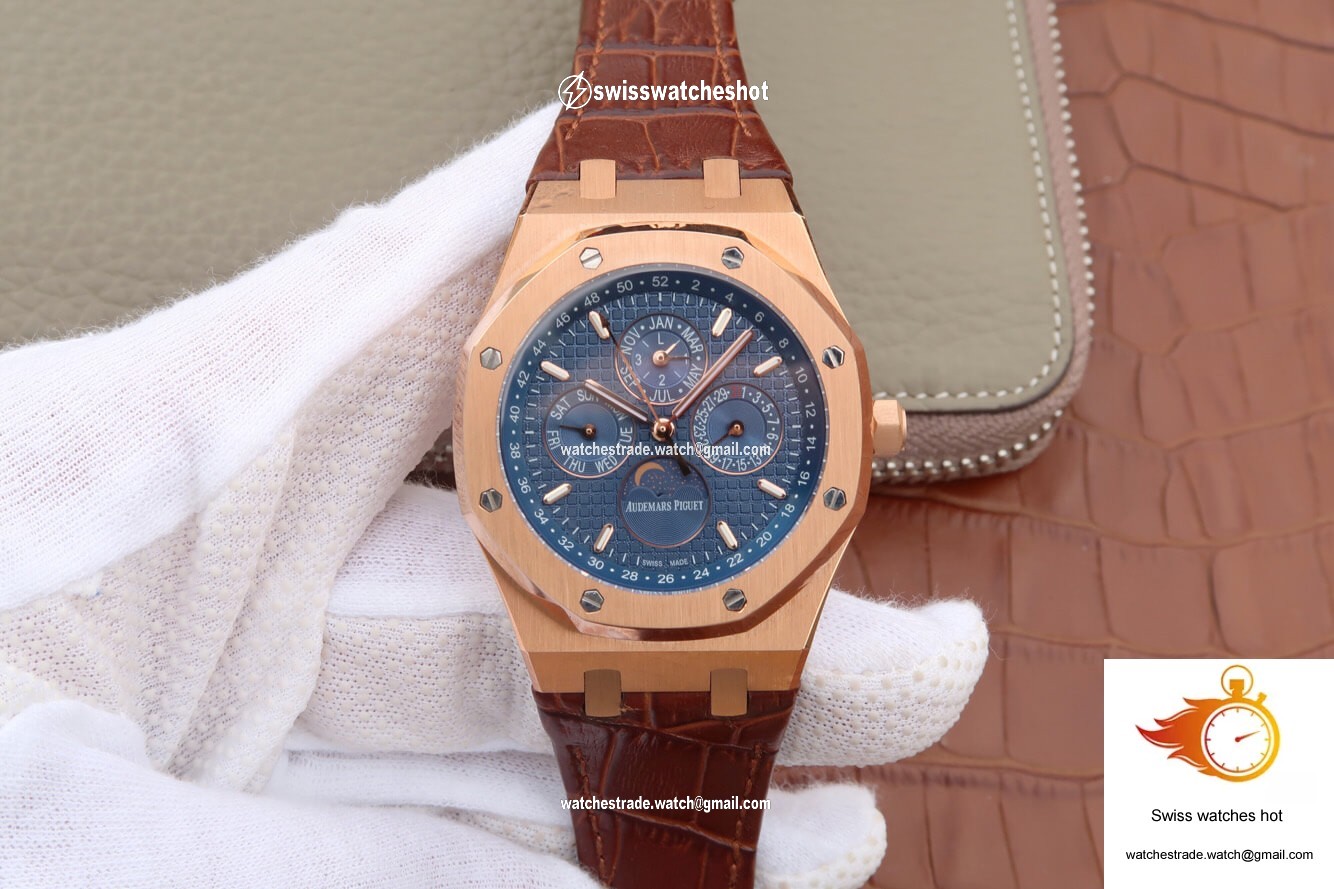Audemars Piguet Royal Oak Perpetual Calendar 26574 JF Factory Blue Dial 1
