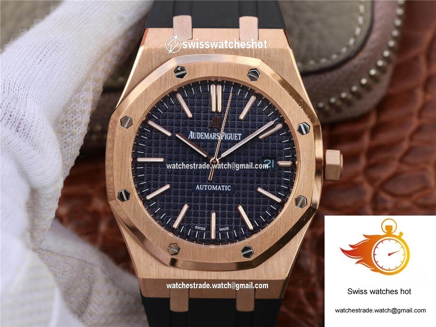 Audemars Piguet Royal Oak 15400 Blue Dial 1