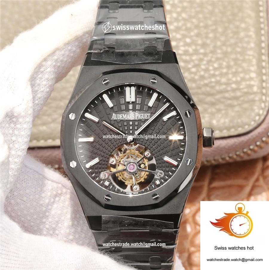 Audemars Piguet Royal Oak Tourbillon Extra Thin 26522CE.OO.1225CE.01 R8 Factory Black Dial 1