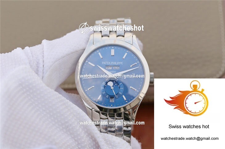 Patek Philippe Complications 5396/1G-001 KM Factory Steel Strap Blue Dial 1