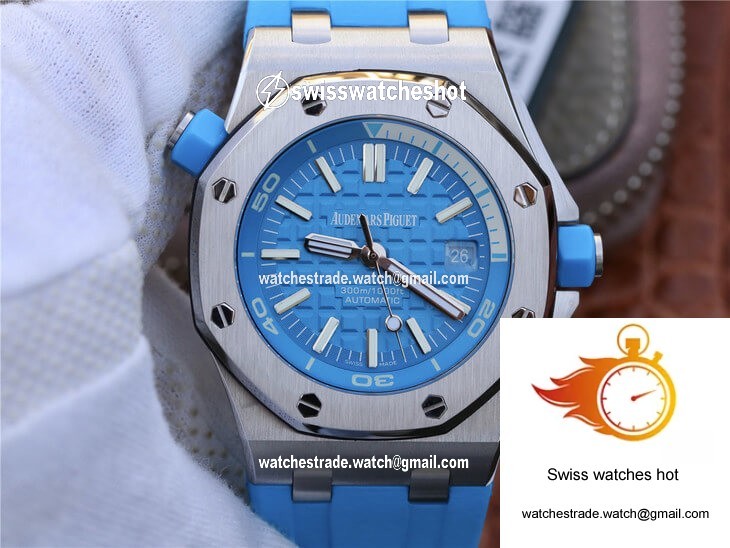 Audemars Piguet Royal Oak Offshore Diver 15710ST.OO.A032CA.01 JF Factory Blue Dial 1