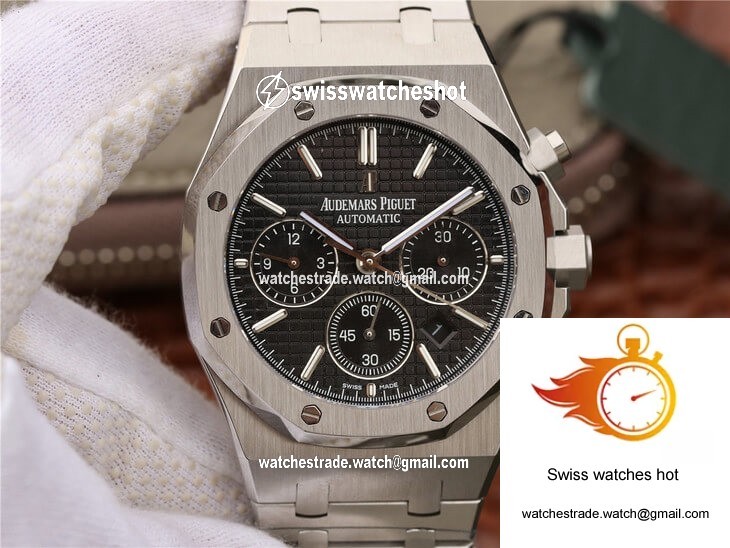 Audemars Piguet Royal Oak Chronograph 26320ST.OO.1220ST.01 OM Factory Black Dial 1
