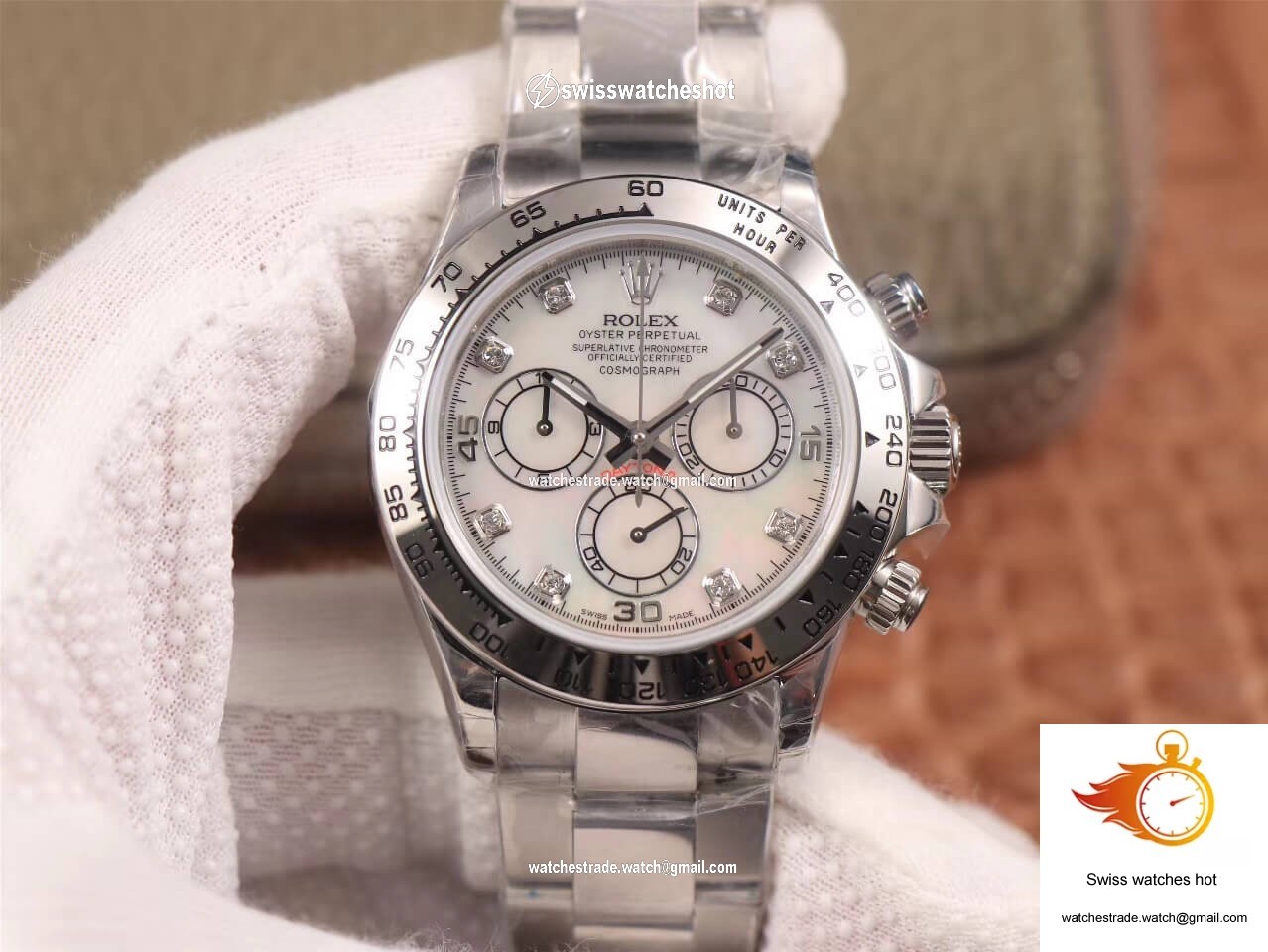 Rolex Daytona Cosmograph 116520-78590 JH Factory Diamond Dial 1