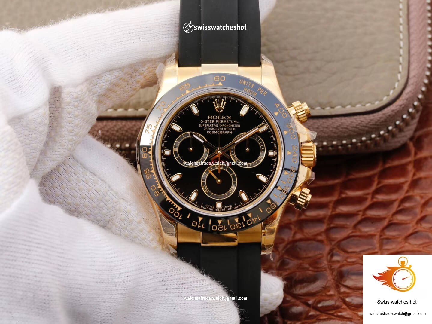 Rolex Daytona Cosmograph M116518ln-0043 JH Factory Black Dial 1