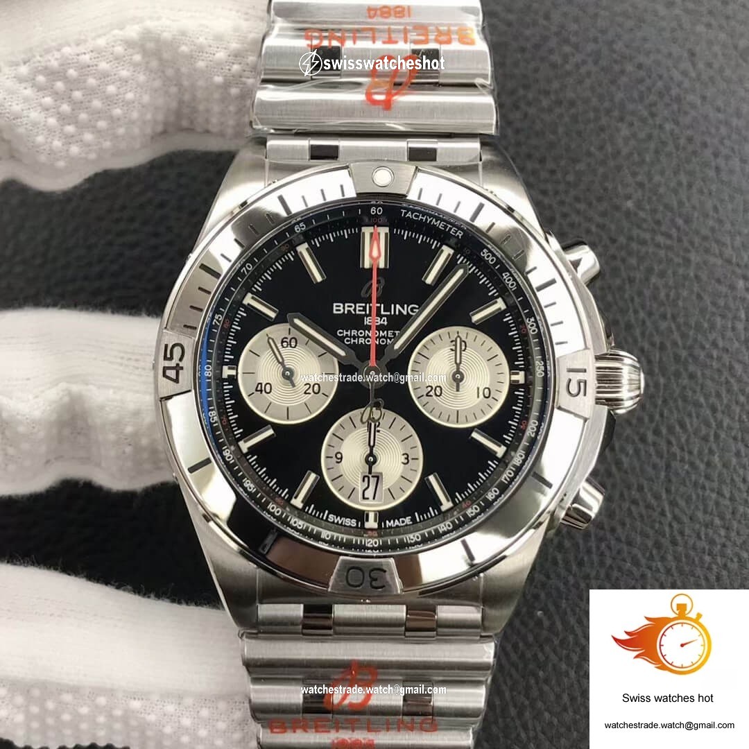 Breitling Chronomat AB0134101B1A1 GF Factory Black Dial 1