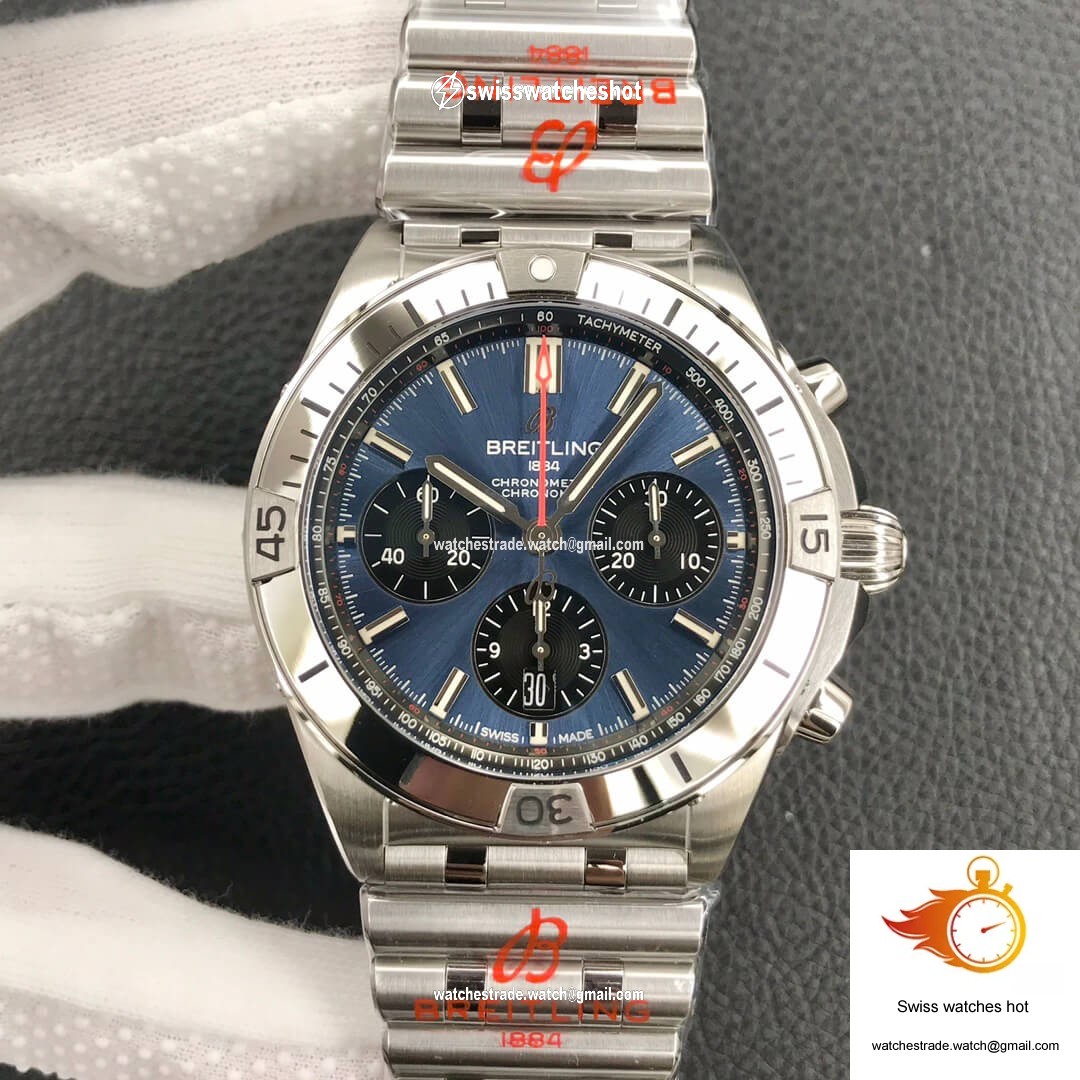Breitling Chronomat AB0134101C1A1 GF Factory Blue Dial 1