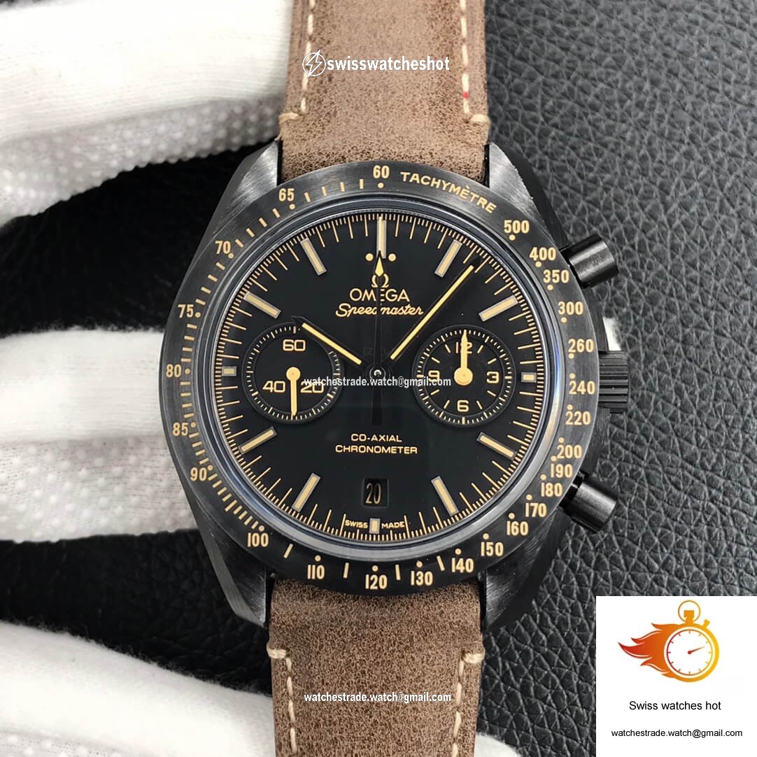 Omega Speedmaster 311.92.44.51.01.006 OM Factory V2 Dark Side Of The Moon Black 1
