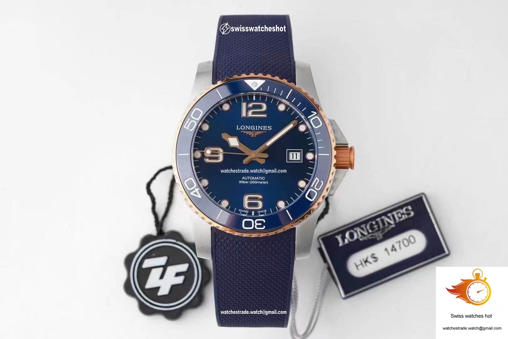 Longines Concas L3.781.3.98.9 ZF Factory Blue Dial 1