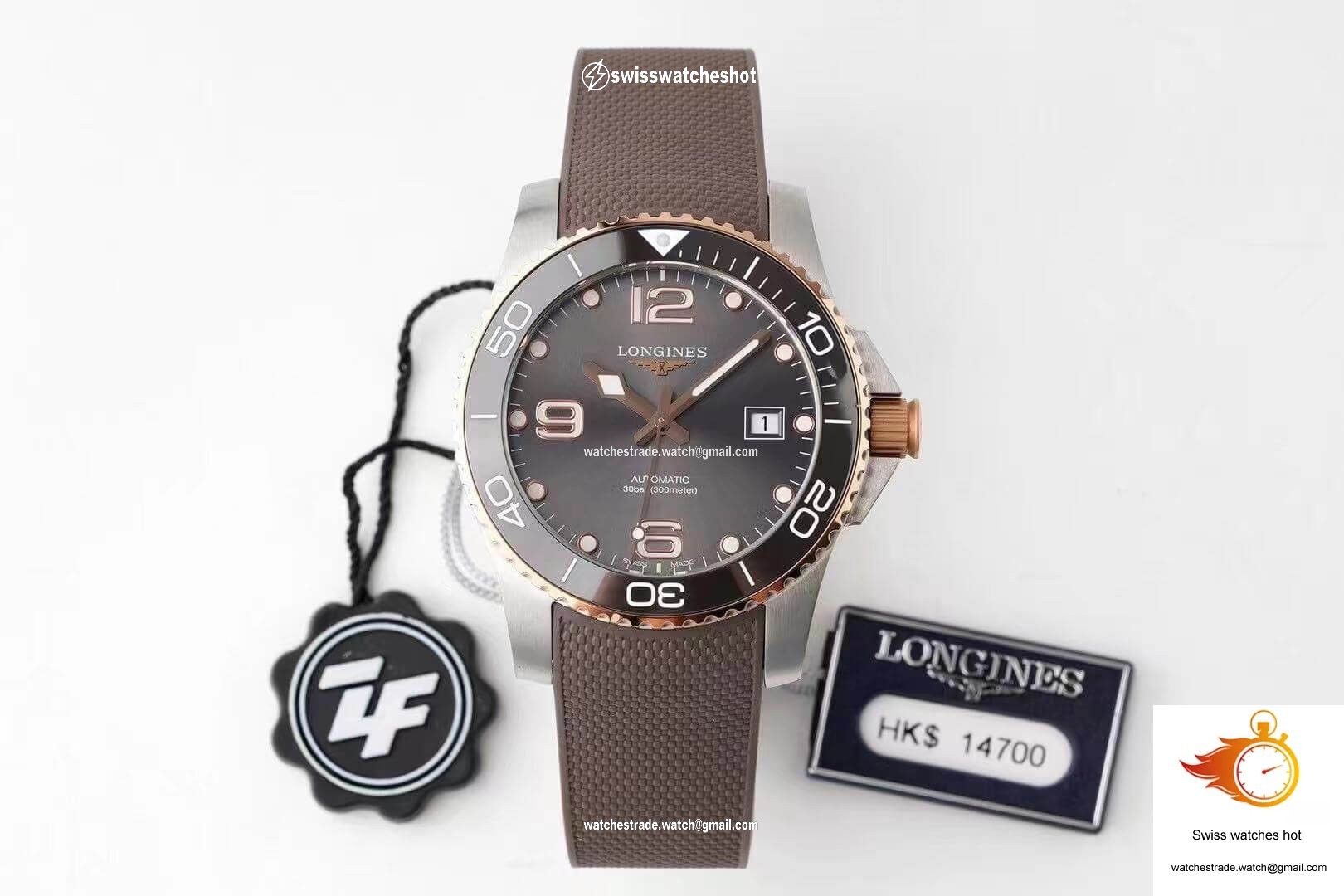 Longines Concas L3.781.3.78.9 ZF Factory Grey Dial 1