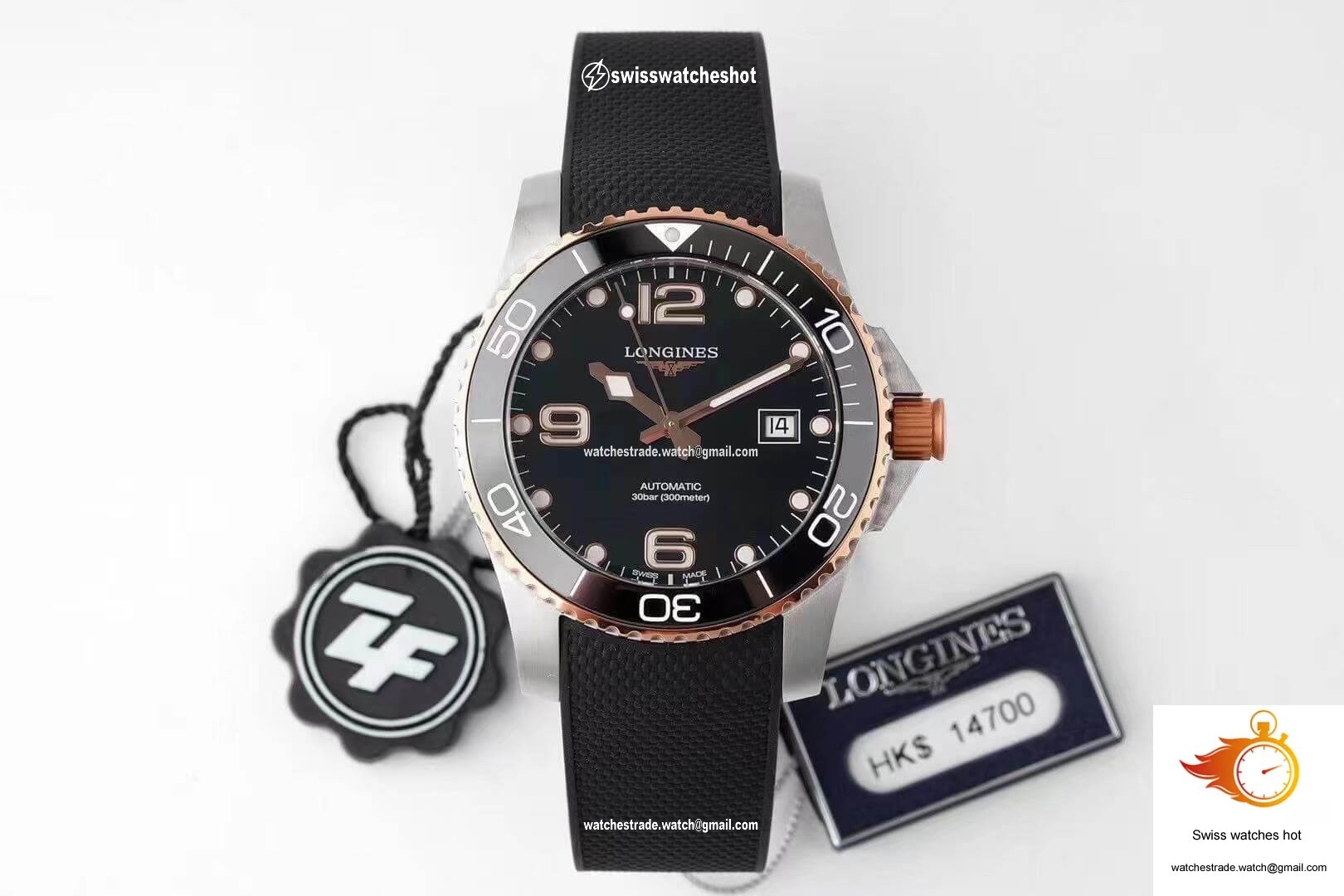 Longines Concas L3.781.3.58.9 ZF Factory Black Dial 1
